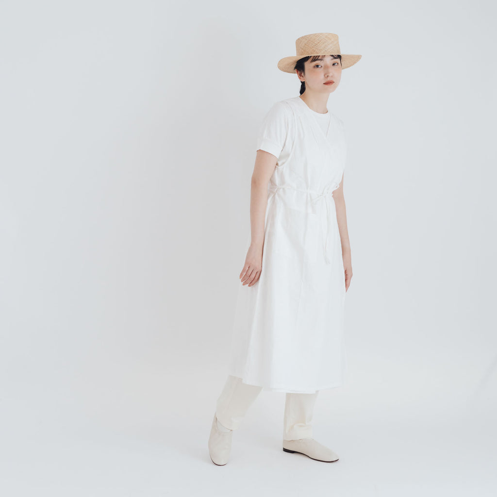 「くらすことの日常生活着」カシュクールエプロン