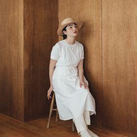 「くらすことの日常生活着」カシュクールエプロン