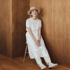 「くらすことの日常生活着」カシュクールエプロン