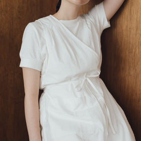 「くらすことの日常生活着」カシュクールエプロン