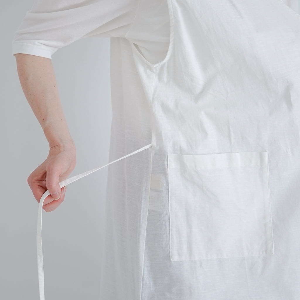 「くらすことの日常生活着」カシュクールエプロン