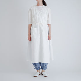 「くらすことの日常生活着」カシュクールエプロン