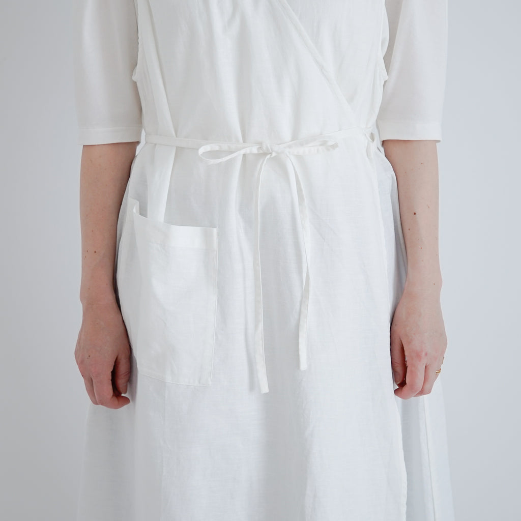 「くらすことの日常生活着」カシュクールエプロン