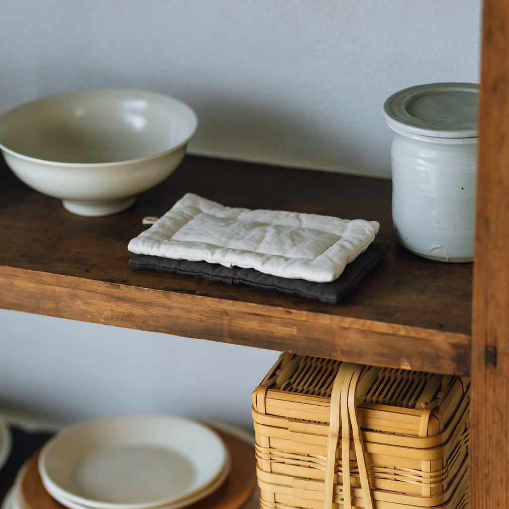 くらすこと リネンの鍋つかみ