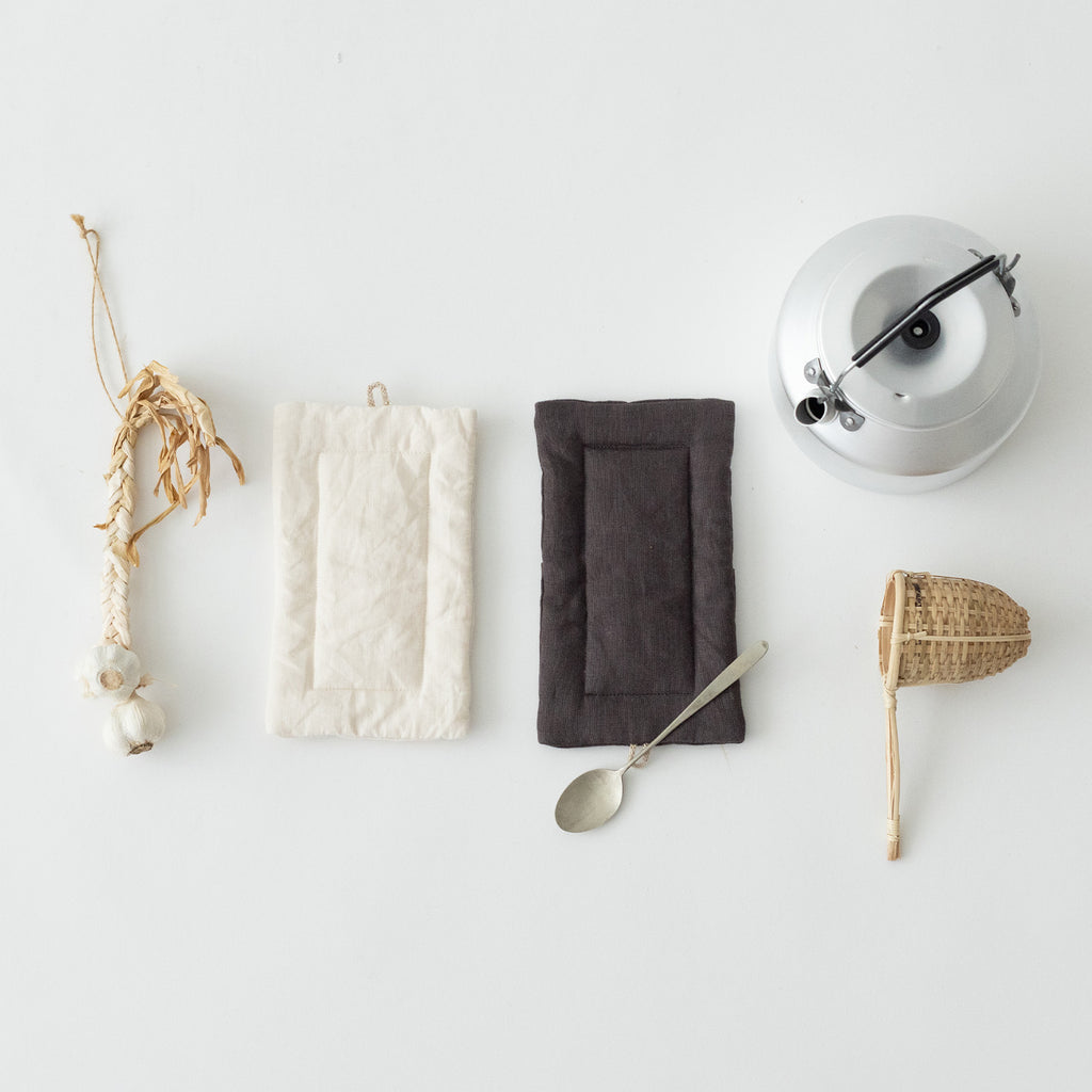 くらすこと リネンの鍋つかみ