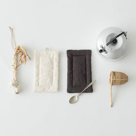 くらすこと リネンの鍋つかみ