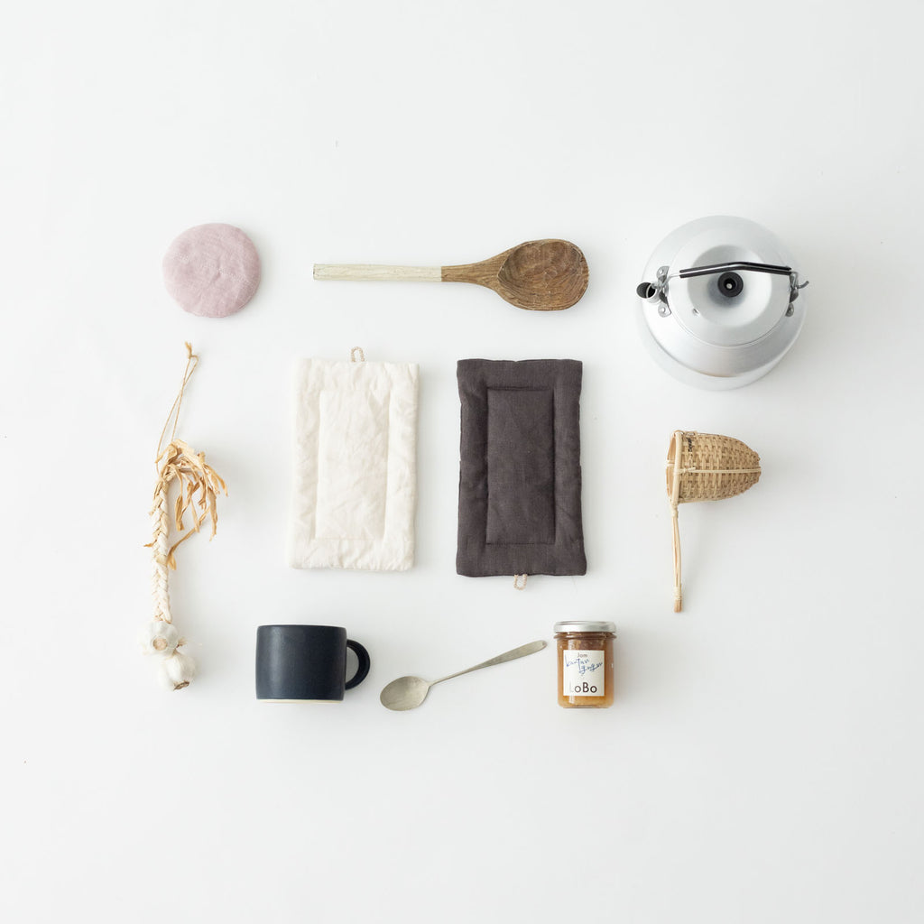 くらすこと リネンの鍋つかみ