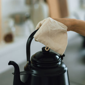 くらすこと リネンの鍋つかみ