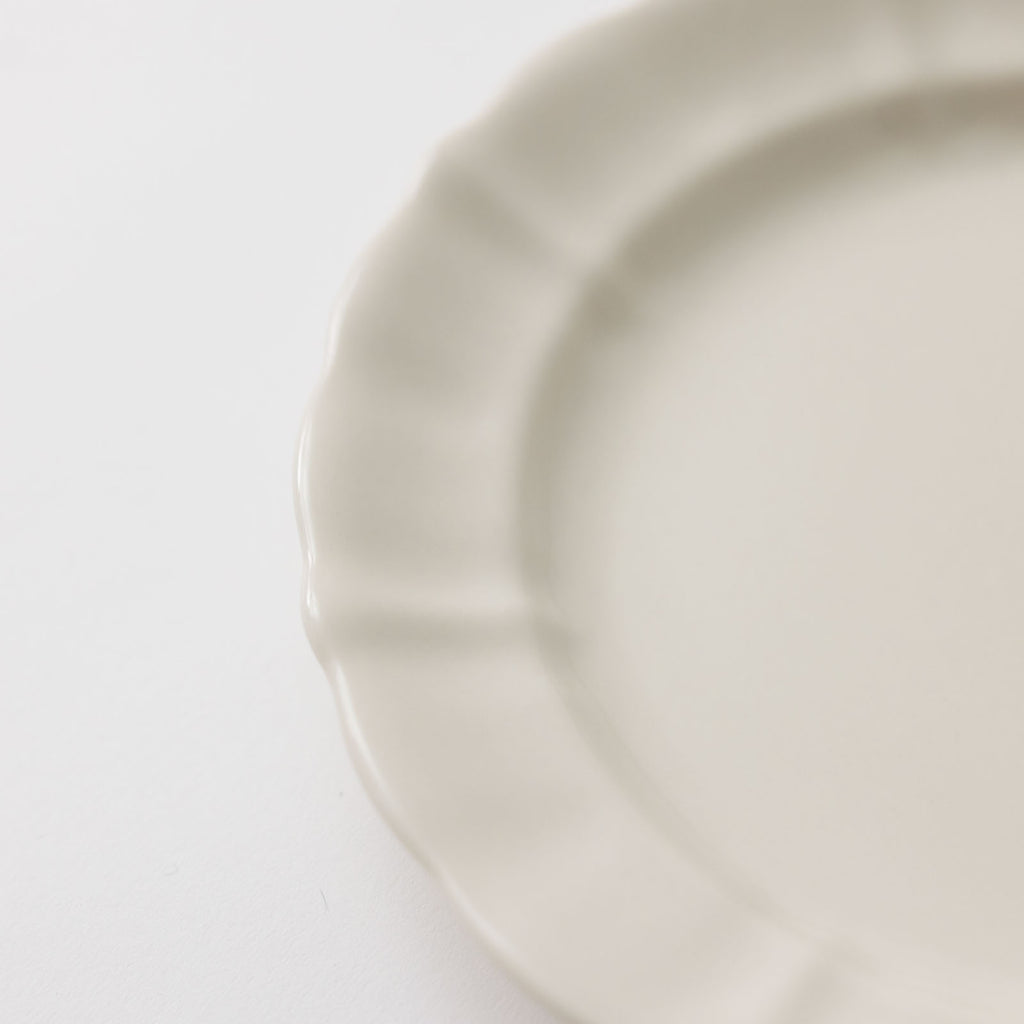 くらすことの生活道具 古い器の形シリーズ 花リムプレート