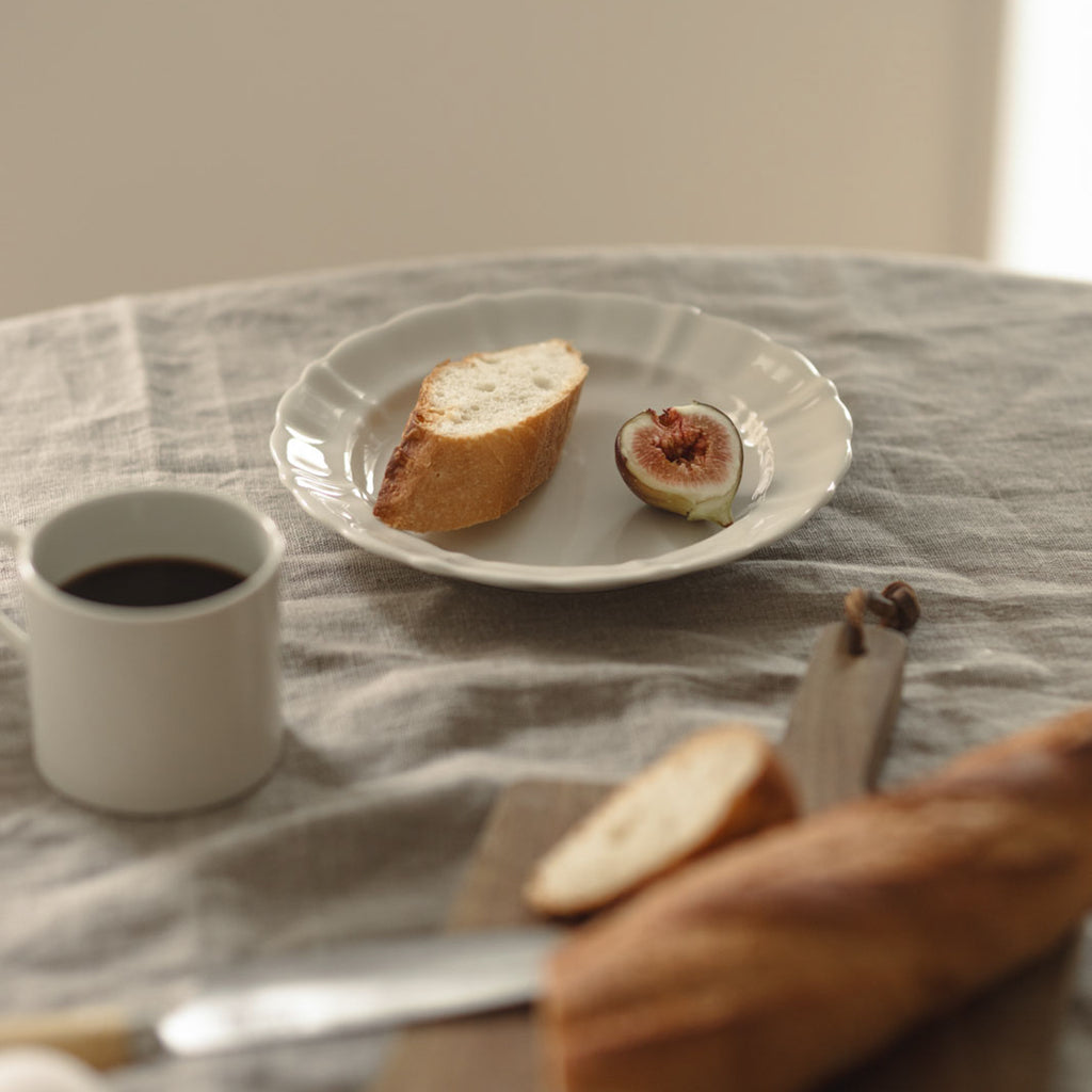 くらすことの生活道具 古い器の形シリーズ 花リムプレート