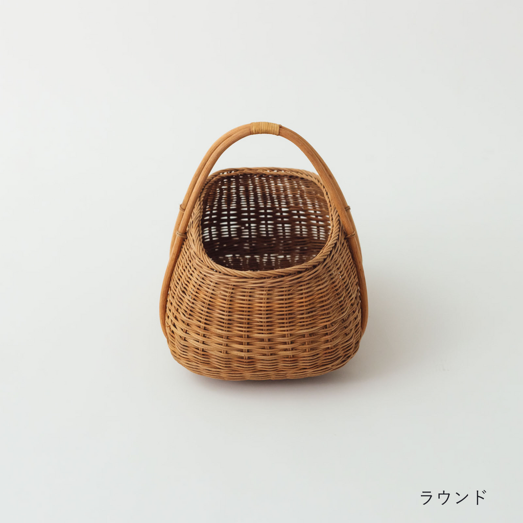 くらすことの生活道具 ラタンのバスケット