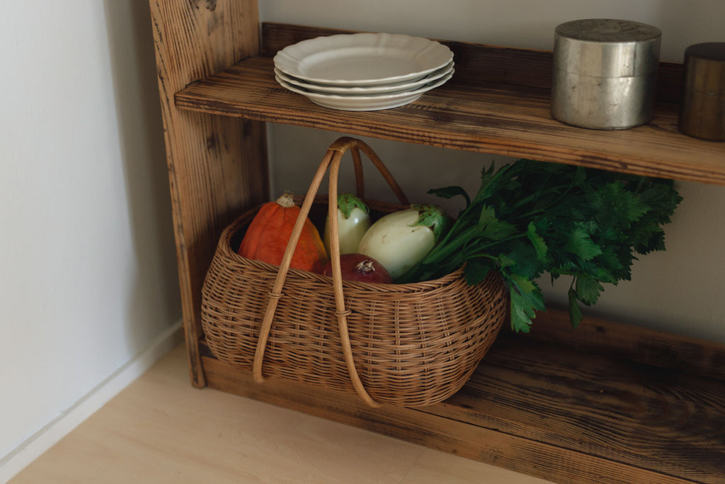 くらすことの生活道具 ラタンのバスケット