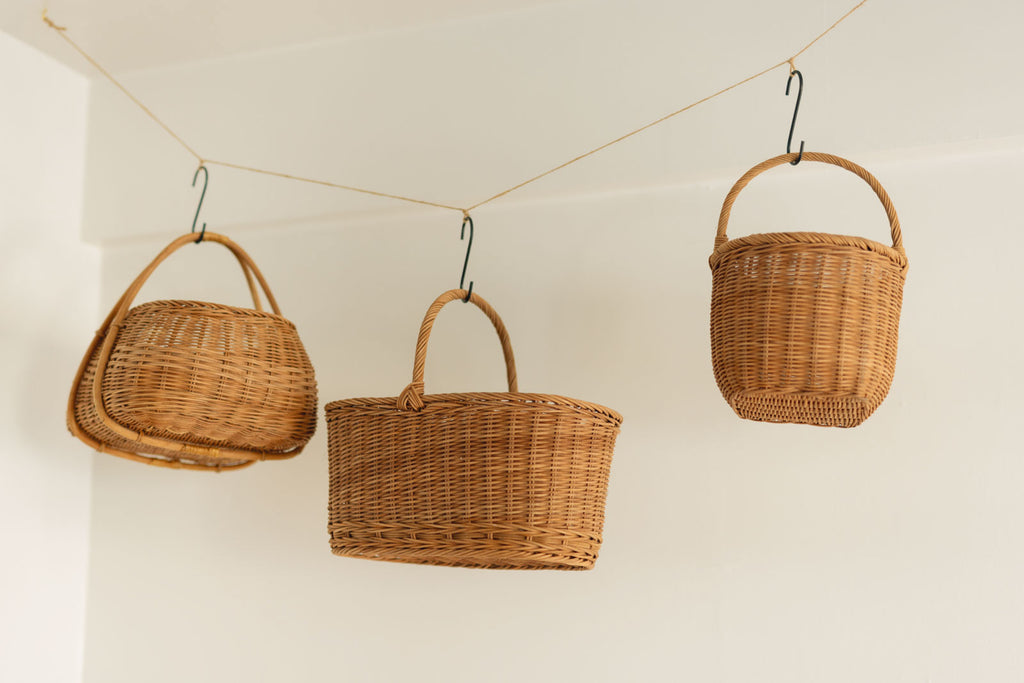 くらすことの生活道具 ラタンのバスケット