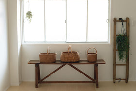 くらすことの生活道具 ラタンのバスケット