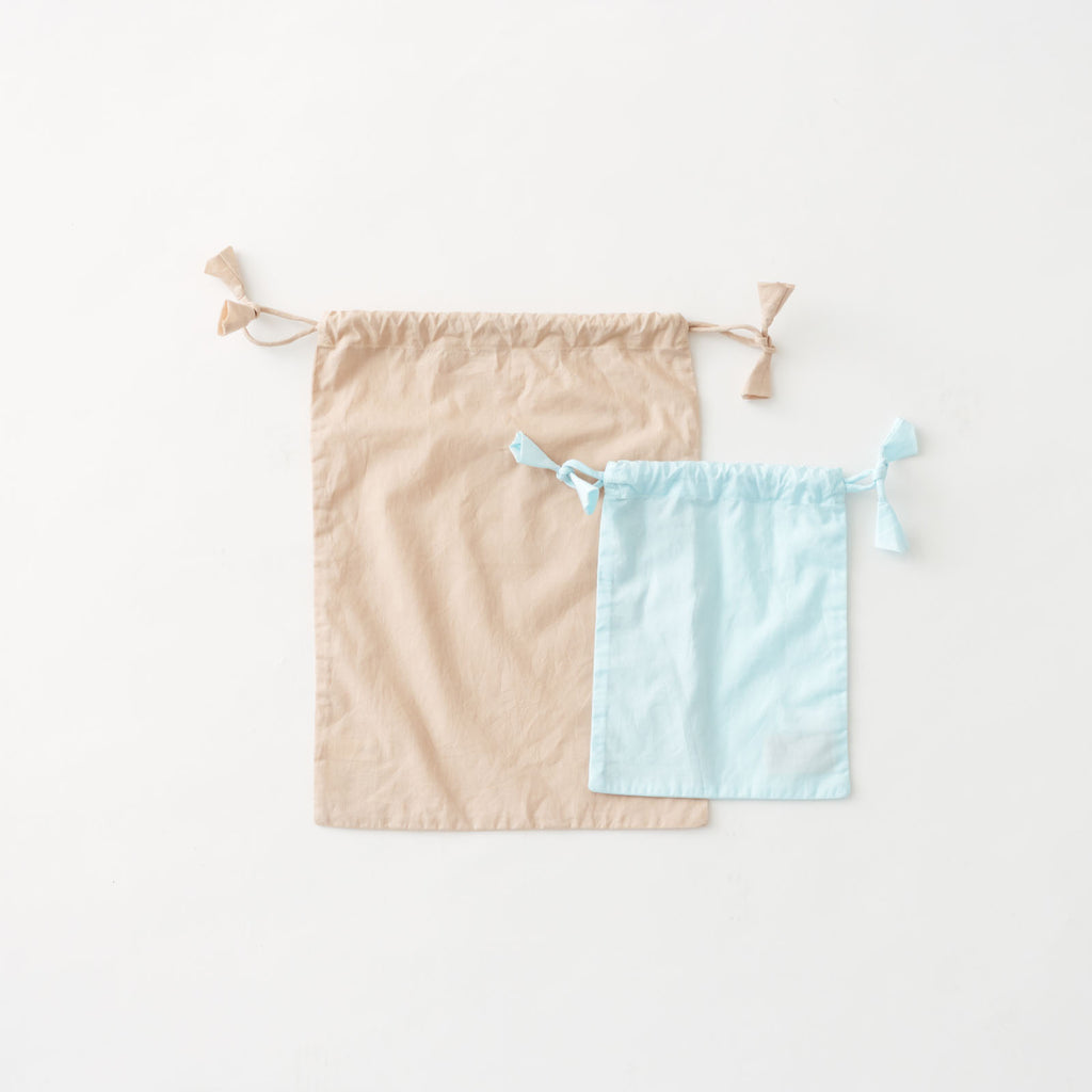 〈くらすこと別注〉miiThaaii ドローストリングバッグ SMセット