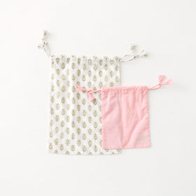 〈くらすこと別注〉miiThaaii ドローストリングバッグ SMセット