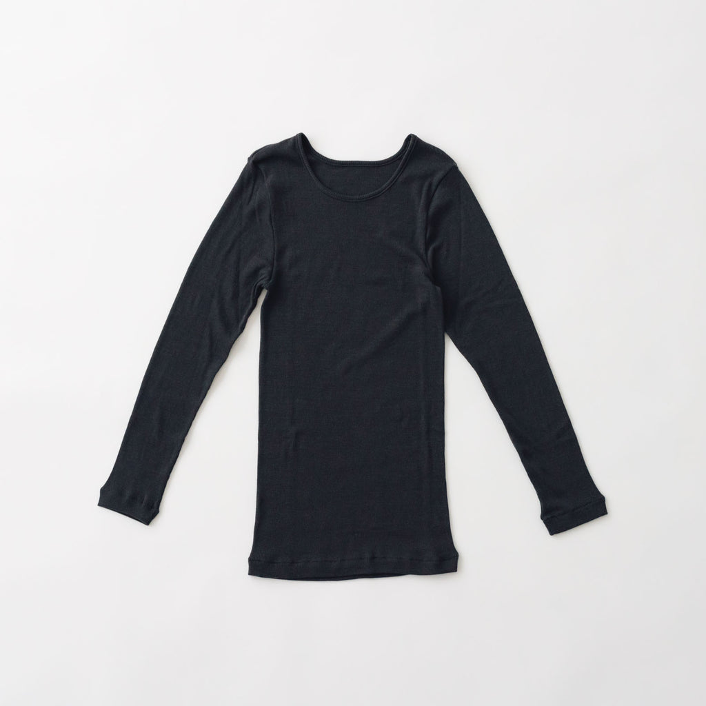 くらすこと しっとりなめらか、メリノウール100%長袖インナー