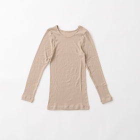 くらすこと しっとりなめらか、メリノウール100%長袖インナー