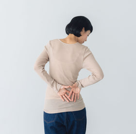 くらすこと しっとりなめらか、メリノウール100%長袖インナー