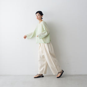 KURASUKOTO Atelier Wardrobe 大人のキュプラ混ブラウス