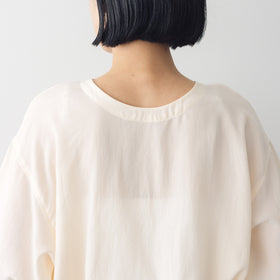 KURASUKOTO Atelier Wardrobe 大人のキュプラ混ブラウス