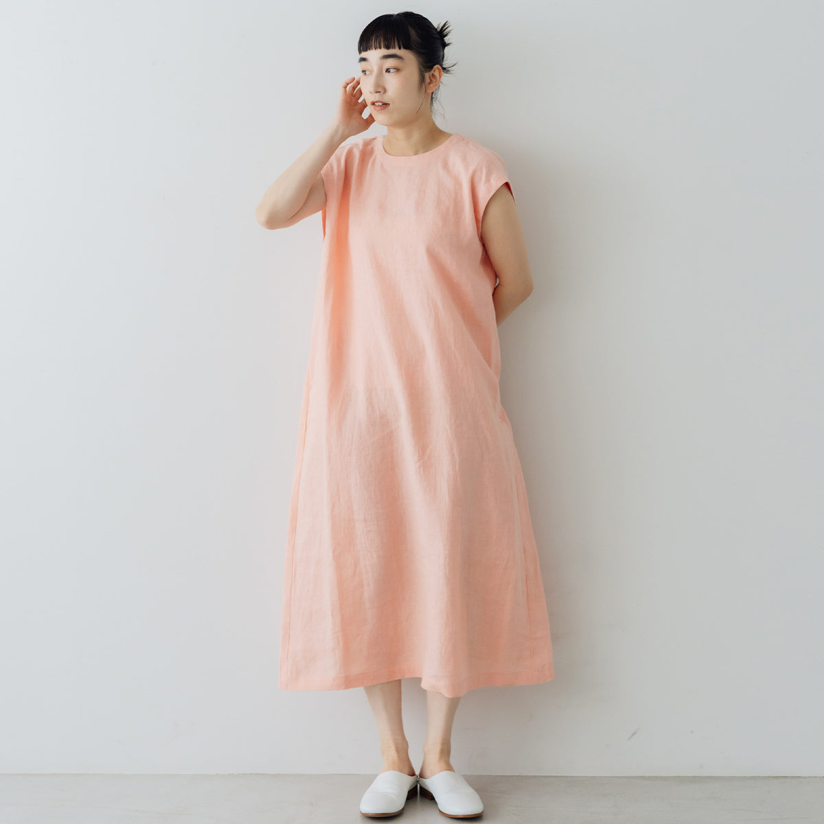 SALE】 くらすこと 着こなしにリズムをつくる、おとなの麻100% 2way