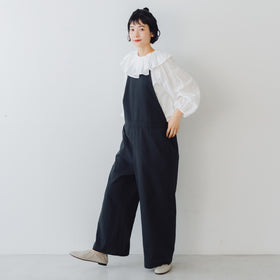 くらすこと すっきりまとまるブラックサロペット