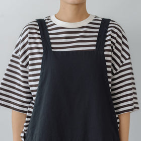 くらすこと すっきりまとまるブラックサロペット