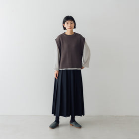 くらすこと コットンニットベスト