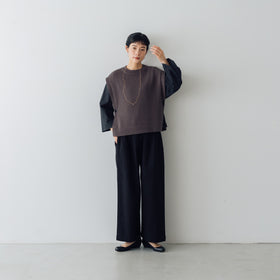 くらすこと コットンニットベスト