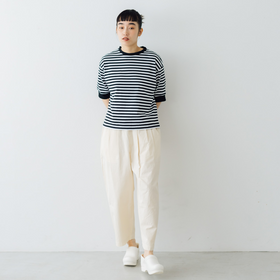 くらすこと +to コットンハーフスリーブカットソー