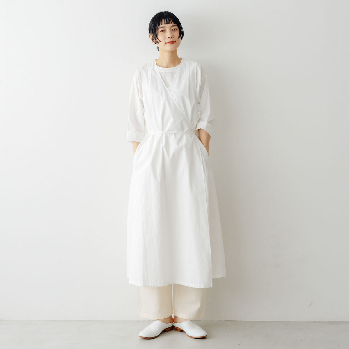 KURASUKOTO Atelier Wardrobe カシュクールワンピース ｜くらすこと