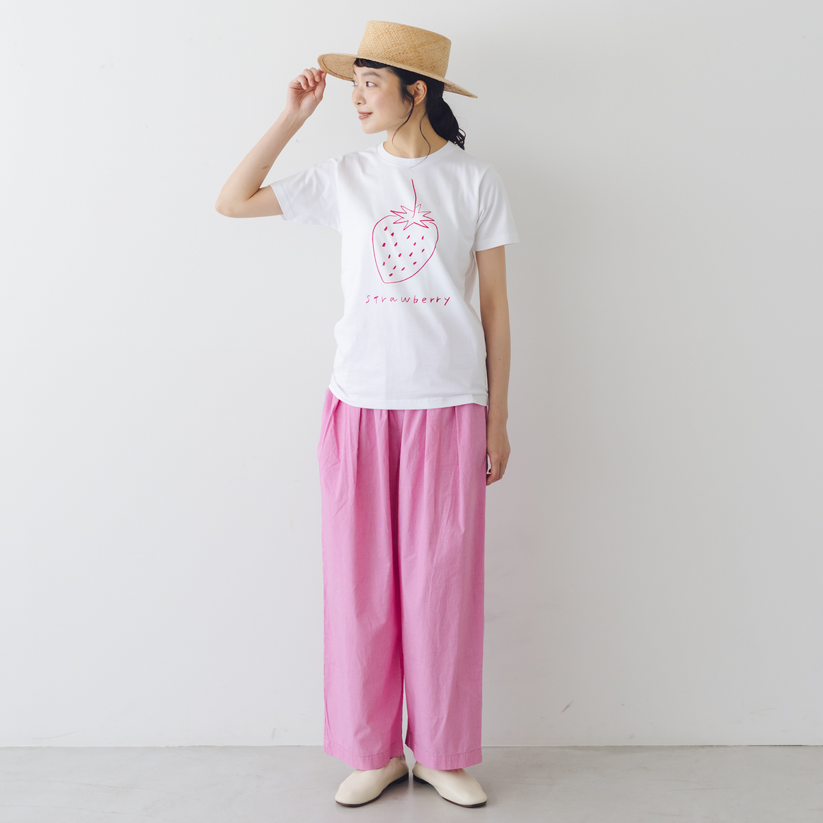 KURASUKOTO くらすことの日常生活着 オーガニックパンツ ピンク くらすこと ＋to 選べるコットンイージーパンツ ｜くらすこと公式