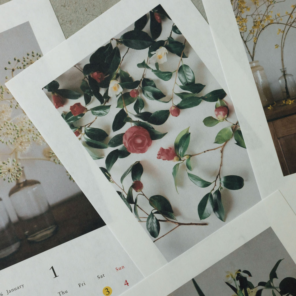 椿野恵里子 2026年カレンダー 花と果実