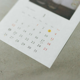 椿野恵里子 2026年カレンダー 花と果実