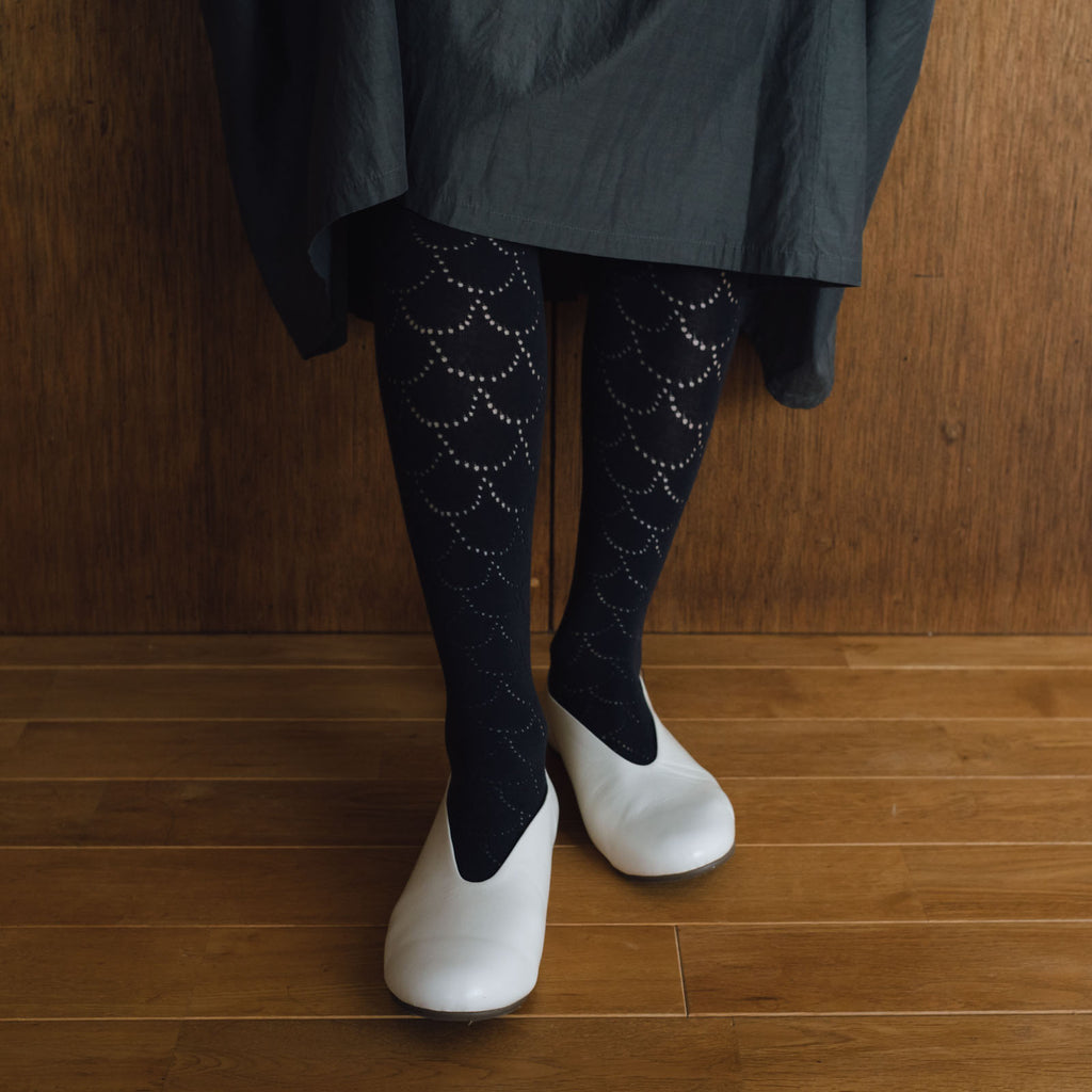 KURI BOTELLA ポワソンロングソックス