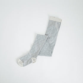 KURI BOTELLA ポワソンコットンタイツ ライトグレー