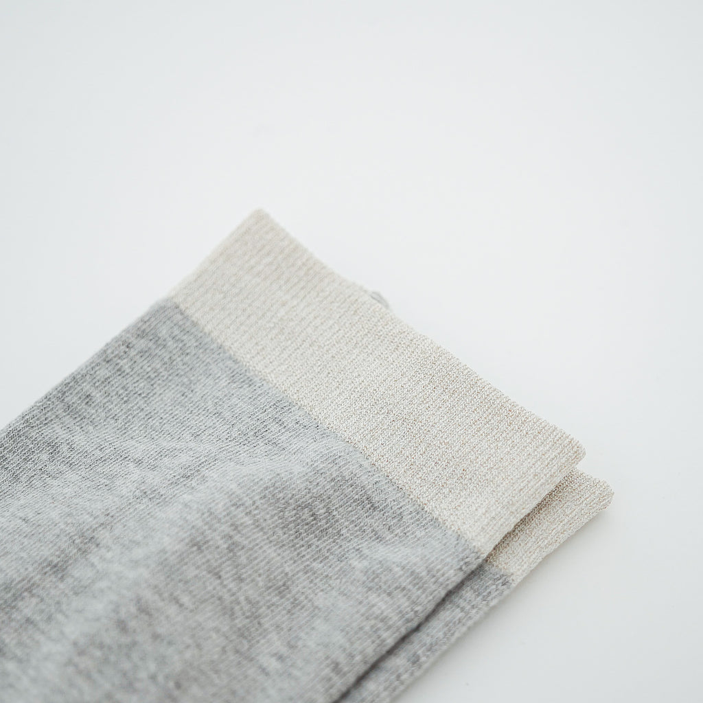 KURI BOTELLA ポワソンコットンタイツ ライトグレー