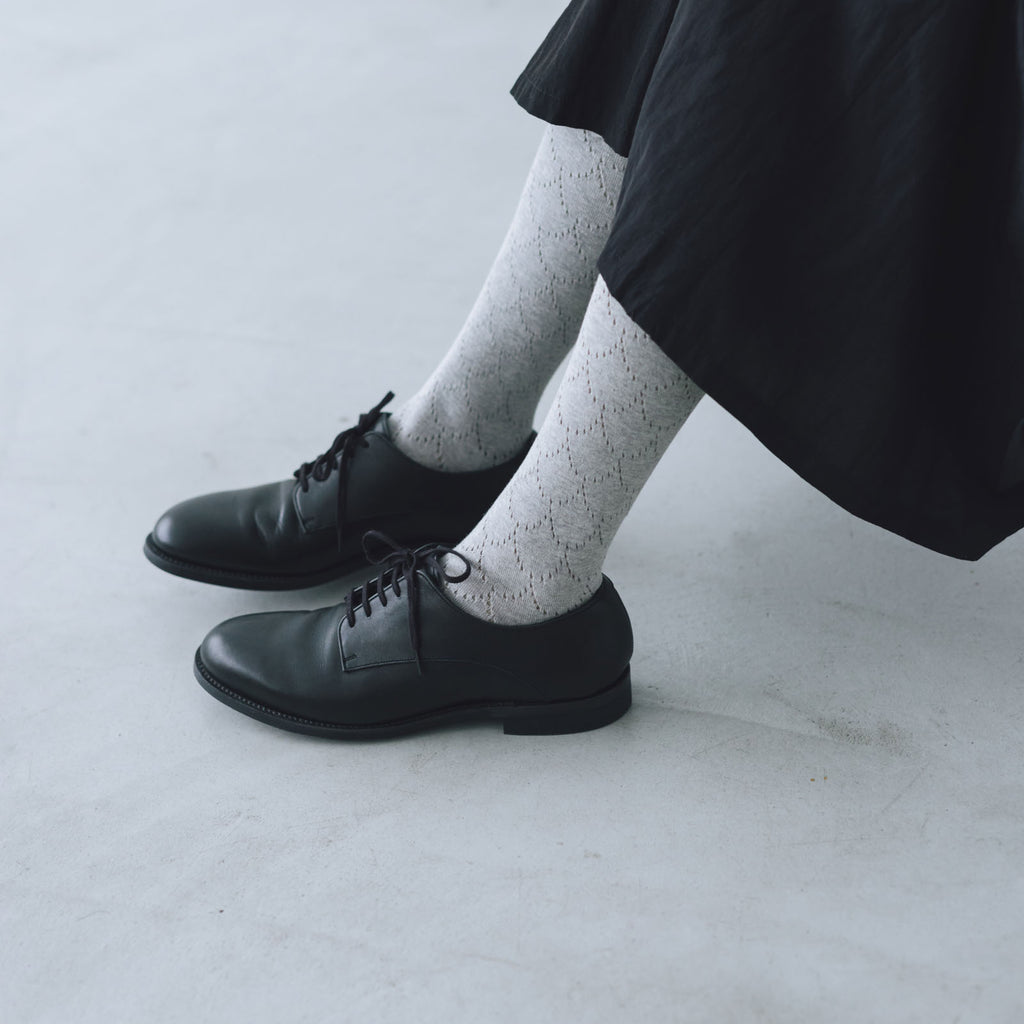 KURI BOTELLA ポワソンコットンタイツ ライトグレー