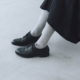 KURI BOTELLA ポワソンコットンタイツ ライトグレー