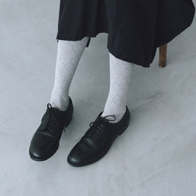 KURI BOTELLA ポワソンコットンタイツ ライトグレー