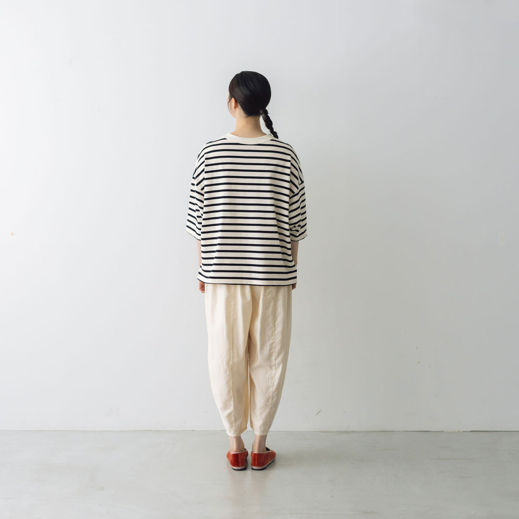 Laboratory ドルマンスリーブデラヴェボーダーTシャツ