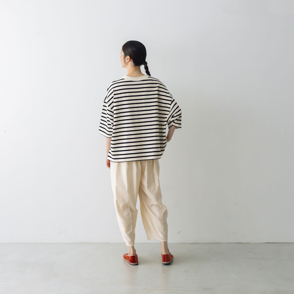 Laboratory ドルマンスリーブデラヴェボーダーTシャツ