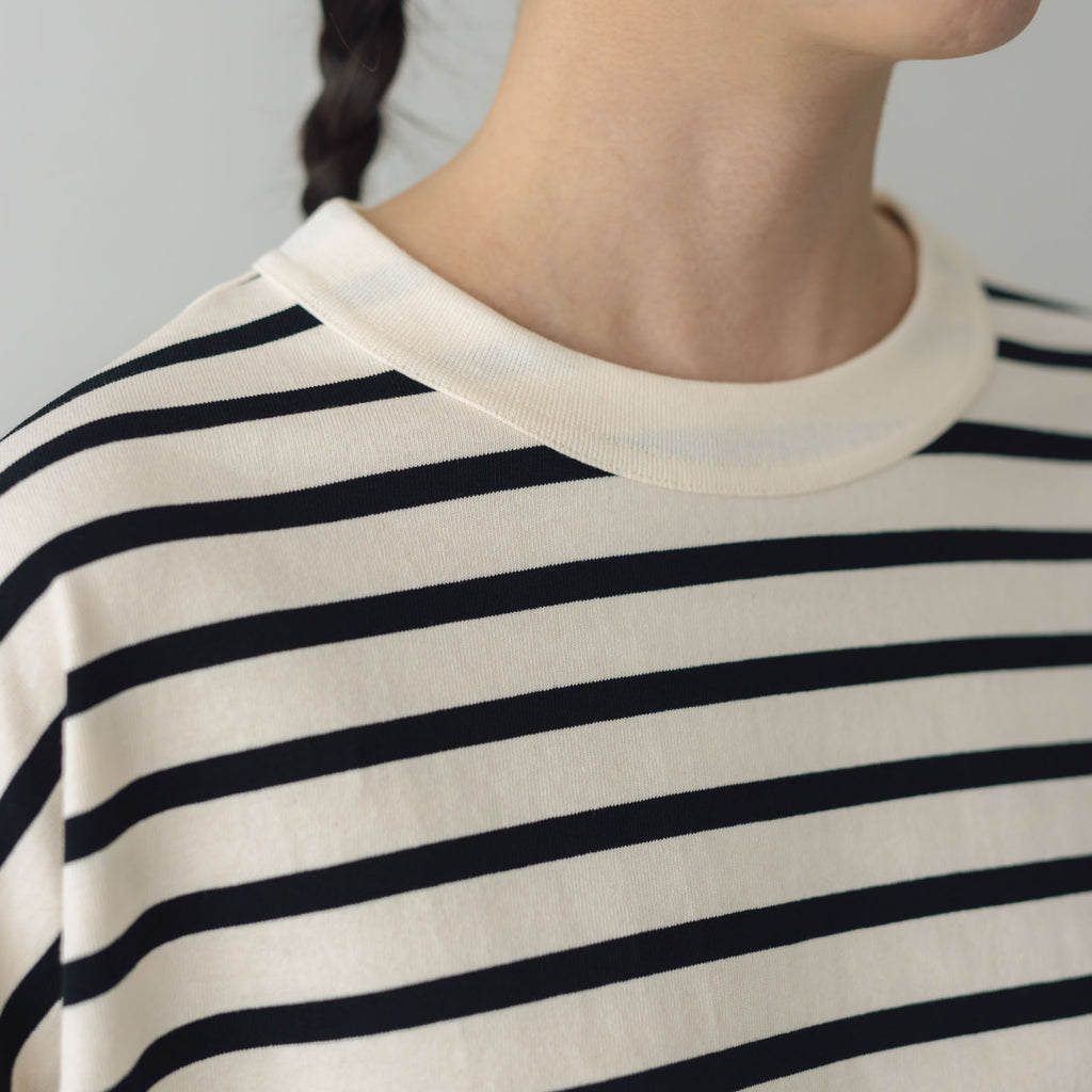 Laboratory ドルマンスリーブデラヴェボーダーTシャツ