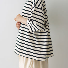 Laboratory ドルマンスリーブデラヴェボーダーTシャツ