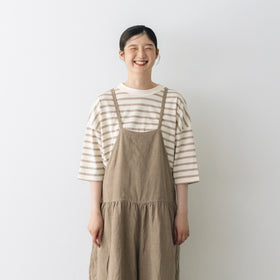 Laboratory ドルマンスリーブデラヴェボーダーTシャツ