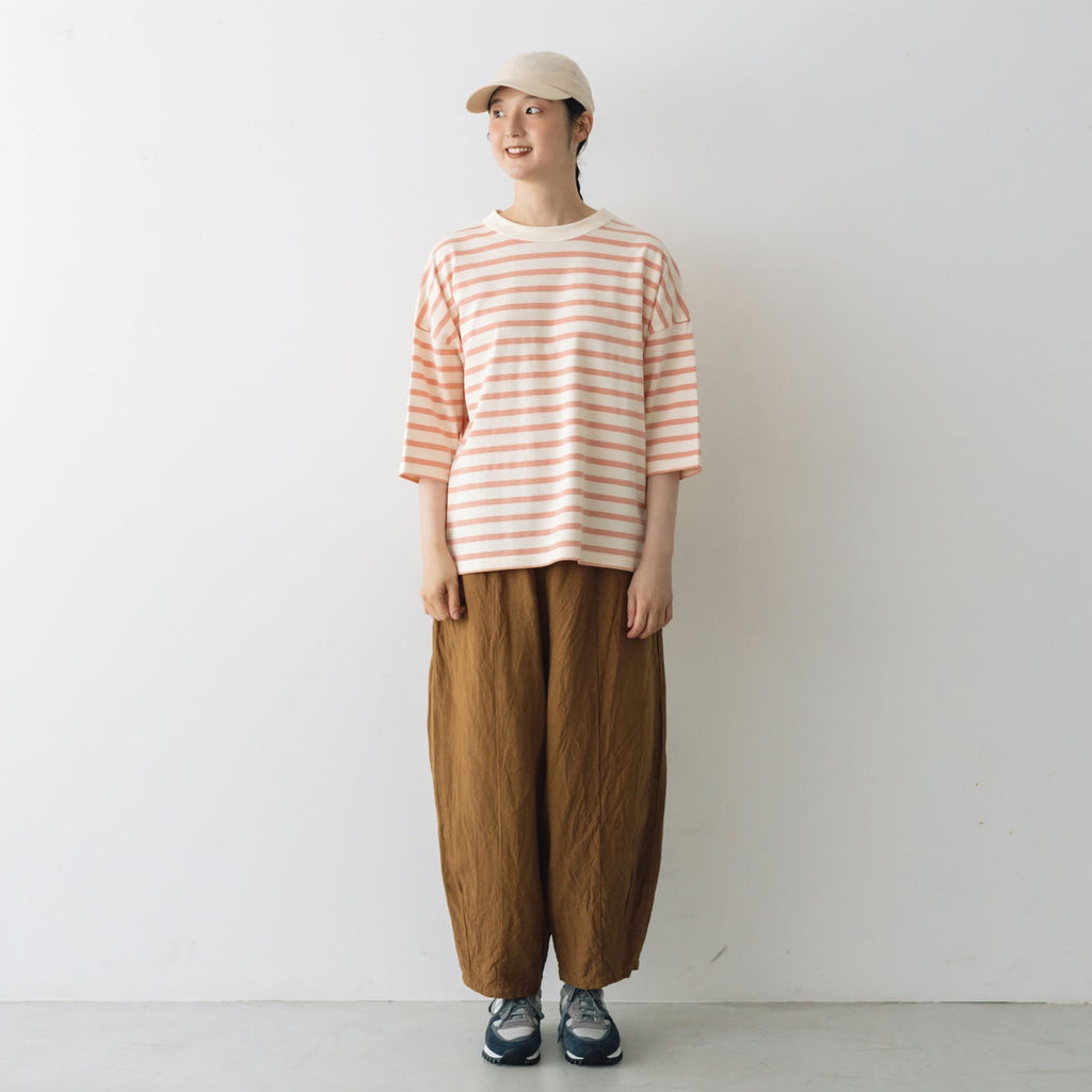 Laboratory ドルマンスリーブデラヴェボーダーTシャツ