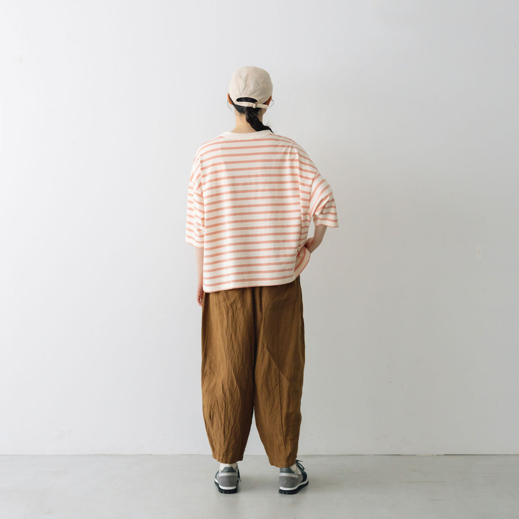 Laboratory ドルマンスリーブデラヴェボーダーTシャツ