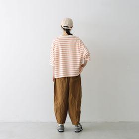 Laboratory ドルマンスリーブデラヴェボーダーTシャツ