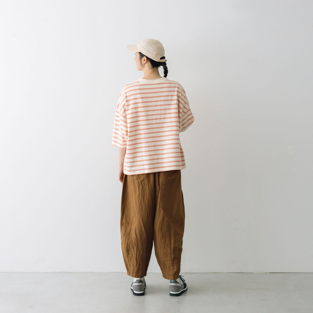 Laboratory ドルマンスリーブデラヴェボーダーTシャツ